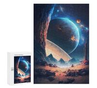 Rompecabezas 300 PCS para Adolescentes Edge of Planetary Rompecabezas Juegos Familiares Ensamblaje De Patrones Cumpleaños Y Navidad 300 PCS