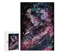 Rompecabezas 300 PCS para Adolescentes Elegance of Geisha Rompecabezas para Adultos Juego Práctico Arte De Pared Desafiante De Completar 300 PCS
