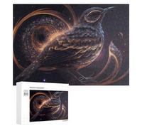 Rompecabezas 300 PCS para Adolescentes Enchanted Bird in Abstract Art Rompecabezas para Adultos Juegos Divertidos Una Obra De Arte Ayuda A Ejercitar El Cerebro 300 PCS