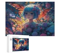 Rompecabezas 300 PCS para Adolescentes Enchanted Butterfly Garden Fantasy Rompecabezas para Adolescentes Juegos Divertidos Ensamblaje De Patrones Ayuda Al Cerebro A Ejercitarse 300 PCS
