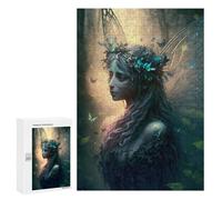 Rompecabezas 300 PCS para Adolescentes Enchanted Forest Fairy Rompecabezas para Adultos Juegos Relajantes Difícil Difícil Desafío Educativo 300 PCS