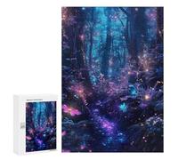 Rompecabezas 300 PCS para Adolescentes Enchanted Forest Path Rompecabezas DIY Juguetes Una Obra De Arte como Regalo para Toda La Familia 300 PCS