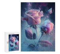 Rompecabezas 300 PCS para Adolescentes Enchanted Rose Fantasy -1 Rompecabezas para Adultos Juegos Divertidos Una Obra De Arte Ayuda A Ejercitar El Cerebro 300 PCS