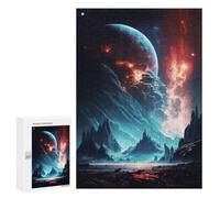 Rompecabezas 300 PCS para Adolescentes End of Stars Landscape Rompecabezas para Adultos Juego Práctico Pero Divertido Y Humorístico para Cumpleaños, Navidad 300 PCS