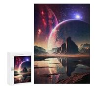 Rompecabezas 300 PCS para Adolescentes Ethereal Twilight Rompecabezas Juego De Ingenio Aliviador De Estrés Desafiante para Completar 300 PCS