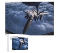Rompecabezas 300 PCS para Adolescentes F15 Eagle Refueling Rompecabezas para Adultos Juegos Relajantes Arte De Pared Oferta como Regalos para Toda La Familia 300 PCS