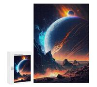 Rompecabezas 300 PCS para Adolescentes Fantasy Anime Landscape Rompecabezas para Adultos Juego Práctico Regalo De Cumpleaños Regalo De Cumpleaños, Regalos, 300 PCS