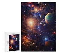 Rompecabezas 300 PCS para Adolescentes Galactic Dreamscape -48 Rompecabezas para Adultos Juegos Divertidos Una Obra De Arte Ayuda A Ejercitar El Cerebro 300 PCS