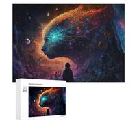 Rompecabezas 300 PCS para Adolescentes Galactic Dreamscape A Cosmic Encounter Rompecabezas para Adultos Juego De Ingenio Análisis Y Lógica 300 PCS
