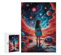 Rompecabezas 300 PCS para Adolescentes Galaxy Girl Fantasy Rompecabezas para Adultos Juguetes De Bricolaje Análisis Y Lógica Trato como Regalos para Toda La Familia 300 PCS