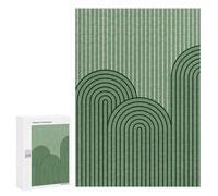 Rompecabezas 300 PCS para Adolescentes Geometric Lines V Rompecabezas para Adultos Juego Práctico Arte De Pared Desafiante De Completar 300 PCS