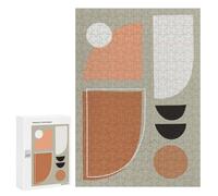 Rompecabezas 300 PCS para Adolescentes Geometry and Minimalist 2 Rompecabezas DIY Juguetes Una Obra De Arte como Regalo para Toda La Familia 300 PCS