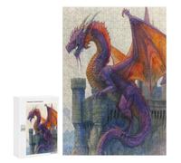 Rompecabezas 300 PCS para Adolescentes Giant Full Body Dragon Rompecabezas para Adultos Juego Práctico Pero Divertido Y Humorístico Regalo De Cumpleaños, Regalos, 300 PCS