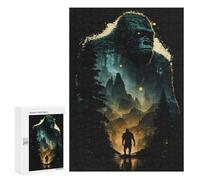 Rompecabezas 300 PCS para Adolescentes Giant in The Forest Rompecabezas para Adultos Juego Familiar Decoración del Hogar para Cumpleaños, Navidad 300 PCS