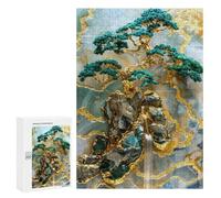 Rompecabezas 300 PCS para Adolescentes Golden Tree of Harmony Art Rompecabezas para Adultos Juguete Decoración De Pared Difícil Difícil Desafiante De Completar 300 PCS