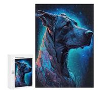 Rompecabezas 300 PCS para Adolescentes Great Dane Dog Rompecabezas para Adultos Juegos Familiares Carrera De Velocidad De Manos para Cumpleaños, Navidad 300 PCS