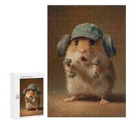 Rompecabezas 300 PCS para Adolescentes Hamster Workout Buddy-1 Rompecabezas para Adultos Mejora La Memoria Interacción Entre Padres E Hijos Juguete Juego Intelectual 300 PCS