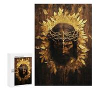 Rompecabezas 300 PCS para Adolescentes Jesus Christ Crown of Thorns Rompecabezas para Adultos Juego Práctico Pero Divertido Y Humorístico Regalo De Cumpleaños, Regalos, 300 PCS