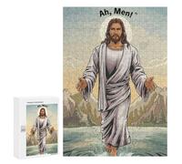 Rompecabezas 300 PCS para Adolescentes Jesus Walking on Water Rompecabezas DIY Juguetes Una Obra De Arte como Regalo para Toda La Familia 300 PCS