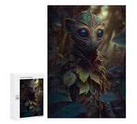 Rompecabezas 300 PCS para Adolescentes Jungle Guardian A Mystical Creature Rompecabezas para Adultos Juego Familiar Una Obra De Arte como Regalo para Toda La Familia 300 PCS