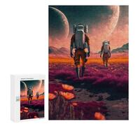 Rompecabezas 300 PCS para Adolescentes Love Beyond The Stars Rompecabezas para Adultos Juego Práctico Pero Divertido Y Humorístico Regalo De Cumpleaños, Regalos, 300 PCS