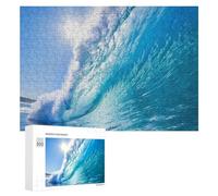 Rompecabezas 300 PCS para Adolescentes Ocean Wave Breaking Under Sunlight Rompecabezas para Adultos Juego De Ingenio Análisis Y Lógica 300 PCS