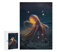 Rompecabezas 300 PCS para Adolescentes Octopus Fantasy Genre Rompecabezas para Adultos Juego Práctico Arte De Pared Desafiante De Completar 300 PCS