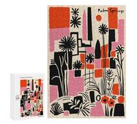 Rompecabezas 300 PCS para Adolescentes Palm Springs Abstract Landscape Art Rompecabezas para Adultos Rompecabezas Mejora La Memoria Desafío Educativo Reducción del Estrés Regalos 300 PCS