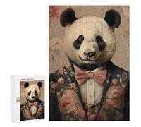 Rompecabezas 300 PCS para Adolescentes Panda Funny Animal Rompecabezas para Adolescentes Juguetes DIY Decoración De Pared Ayuda A Ejercitar El Cerebro 300 PCS