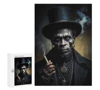 Rompecabezas 300 PCS para Adolescentes Papa Legba Rompecabezas para Adultos Juguetes DIY para La Diversión Familiar Ayuda A Ejercitar El Cerebro 300 PCS