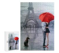 Rompecabezas 300 PCS para Adolescentes Paris for Two Rompecabezas para Adultos Juguetes De Bricolaje Análisis Y Lógica Trato como Regalos para Toda La Familia 300 PCS