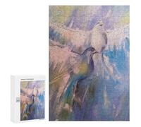 Rompecabezas 300 PCS para Adolescentes Pigeons of The World Rompecabezas para Adultos Juego Práctico Arte De Pared Desafiante De Completar 300 PCS