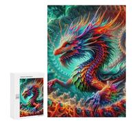 Rompecabezas 300 PCS para Adolescentes Quantum Dracoscale Enigma Rompecabezas Juegos Familiares Ensamblaje De Patrones Cumpleaños Y Navidad 300 PCS