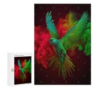 Rompecabezas 300 PCS para Adolescentes Rasta Green Parrot Rompecabezas DIY Juguetes Una Obra De Arte como Regalo para Toda La Familia 300 PCS