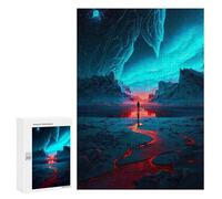 Rompecabezas 300 PCS para Adolescentes Red Sun Antarctica Rompecabezas para Adultos Juego Práctico Pero Divertido Y Humorístico Regalo De Cumpleaños, Regalos, 300 PCS