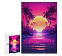 Rompecabezas 300 PCS para Adolescentes Resonating Retro Waves Rompecabezas para Adultos Juego Familiar Decoración del Hogar para Cumpleaños, Navidad 300 PCS