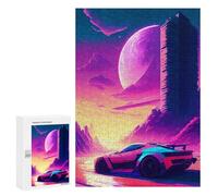 Rompecabezas 300 PCS para Adolescentes Retro Car 2 Rompecabezas para Adultos Juego Práctico Regalo De Cumpleaños Regalo De Cumpleaños, Regalos, 300 PCS