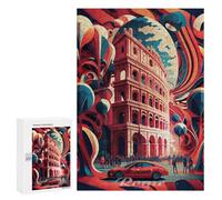 Rompecabezas 300 PCS para Adolescentes ROM Colosseum 2 Rompecabezas para Adultos Juego Práctico Pero Divertido Y Humorístico Regalo De Cumpleaños, Regalos, 300 PCS