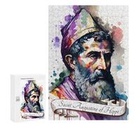 Rompecabezas 300 PCS para Adolescentes Saint Augustine of Hippo Rompecabezas para Adultos Juego Práctico Pero Divertido Y Humorístico Regalo De Cumpleaños, Regalos, 300 PCS
