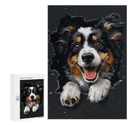 Rompecabezas 300 PCS para Adolescentes Shetland Sheepdog Rompecabezas para Adultos Juegos Relajantes Decoración del Hogar Cumpleaños Y Navidad 300 PCS