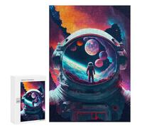 Rompecabezas 300 PCS para Adolescentes Space Exploration Rompecabezas para Adultos Juguete Decoración De Pared Difícil Difícil Desafiante De Completar 300 PCS