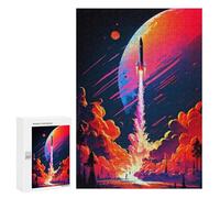 Rompecabezas 300 PCS para Adolescentes Space Journey Rompecabezas para Adultos Juguete Decoración De Pared Difícil Difícil Desafiante De Completar 300 PCS