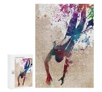 Rompecabezas 300 PCS para Adolescentes Swimmer Sport Art Rompecabezas para Adultos Juegos De Relajación Vacaciones En Casa Matar El Tiempo 300 PCS