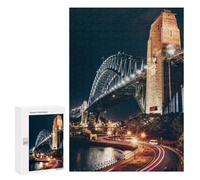 Rompecabezas 300 PCS para Adolescentes Sydney Harbour Bridge Rompecabezas para Adultos Juego Familiar Decoración del Hogar para Cumpleaños, Navidad 300 PCS