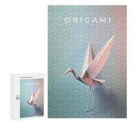 Rompecabezas 300 PCS para Adolescentes The Art of Origami Rompecabezas para Adultos Juguete Decoración De Pared Difícil Difícil Desafiante De Completar 300 PCS