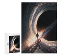 Rompecabezas 300 PCS para Adolescentes The Black Hole Rompecabezas para Adultos Juego Práctico Pero Divertido Y Humorístico para Cumpleaños, Navidad 300 PCS
