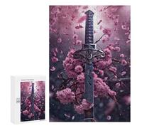 Rompecabezas 300 PCS para Adolescentes The Broken Katana Rompecabezas para Adultos Juego Práctico Decoración del Hogar Cumpleaños Y Navidad 300 PCS