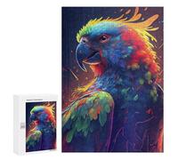 Rompecabezas 300 PCS para Adolescentes The Chatty Parrot Rompecabezas para Adultos Juego Práctico Pero Divertido Y Humorístico Regalo De Cumpleaños, Regalos, 300 PCS