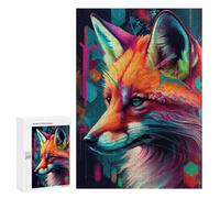 Rompecabezas 300 PCS para Adolescentes The Clever Fox Rompecabezas para Adultos Juego Familiar Decoración del Hogar para Cumpleaños, Navidad 300 PCS