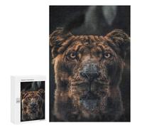 Rompecabezas 300 PCS para Adolescentes The Swimming Lioness Rompecabezas para Adultos Juego Familiar Una Obra De Arte como Regalo para Toda La Familia 300 PCS